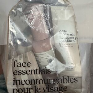 Bath & Body Works Face Essentials Set - White and Pink